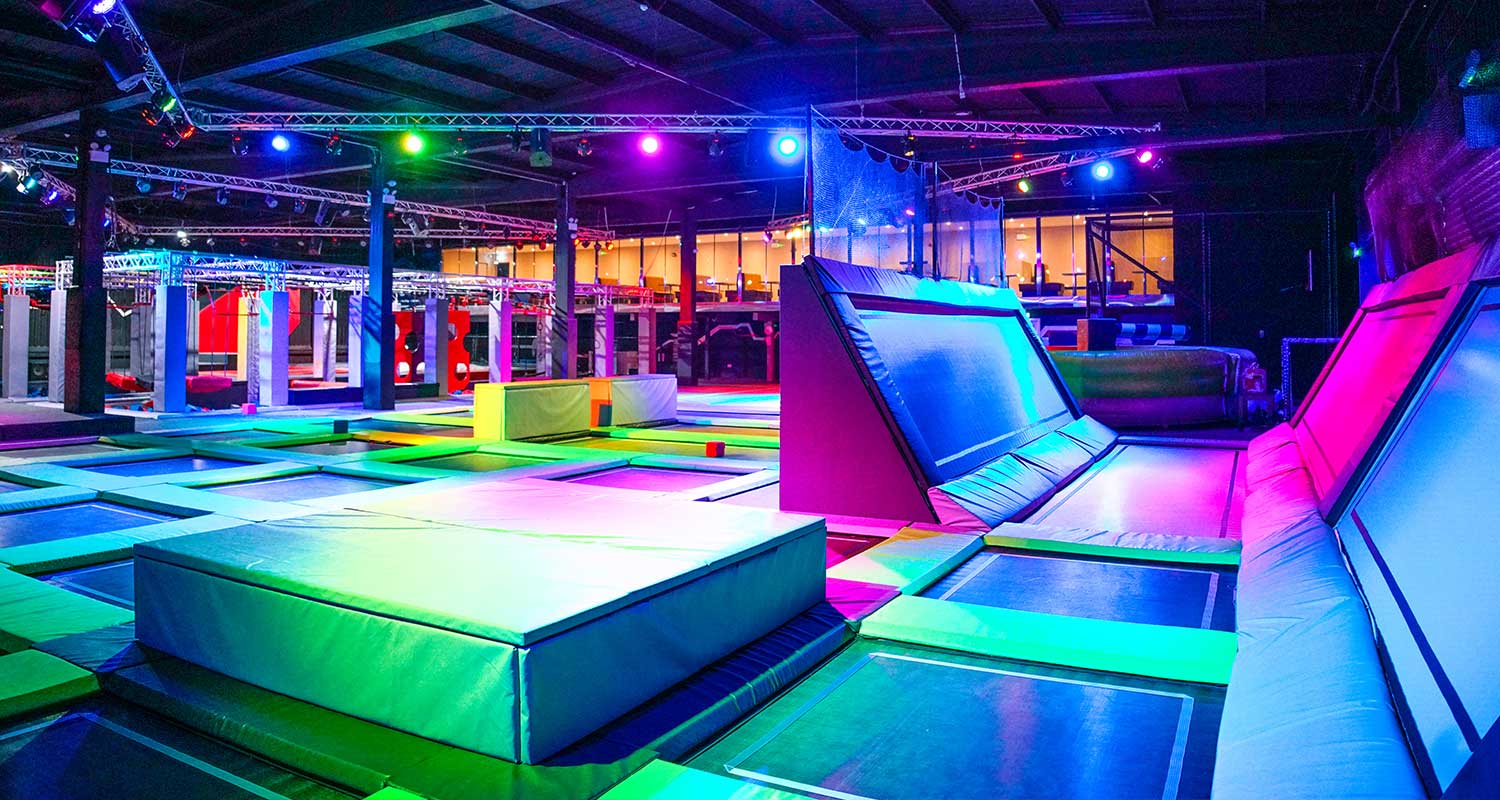 Foam pit and activity area